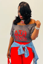 Load image into Gallery viewer, Versatility Delta Sigma Theta Red Lettering
