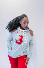 Load image into Gallery viewer, J13 Cold Shoulder Grey Sweatshirt
